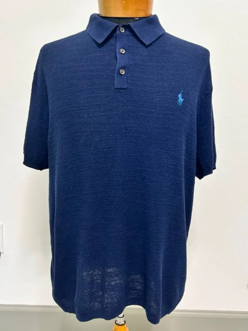 Polo Ralph Lauren Men’s XL Navy Blue Short Sleeve Polo Shirt